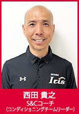 【 S&Cコーチ】西田 貴之